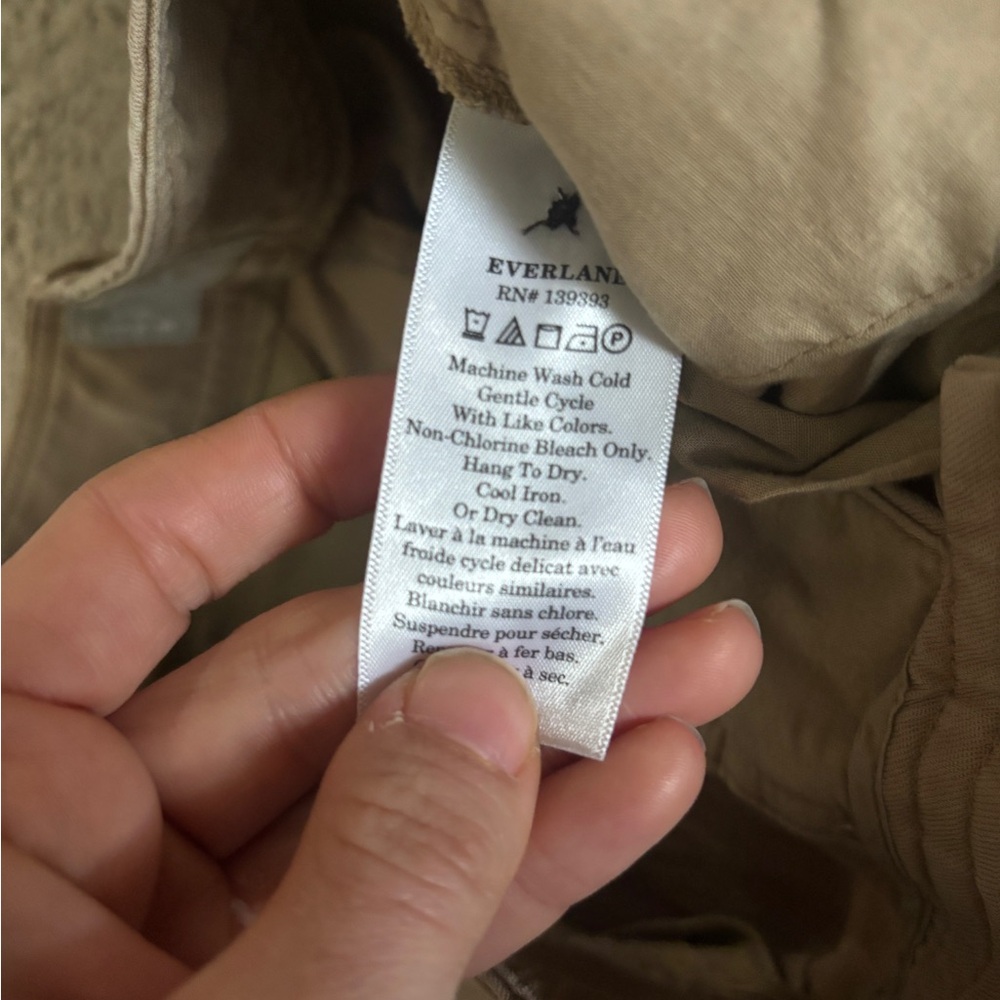 Everlane Tencel Way High Trouser - Picture 4 of 4